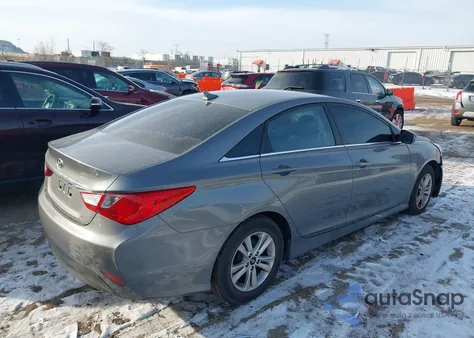 2014 Hyundai Sonata Gls from USA, damaged, VIN 5NPEB4AC7EH922615